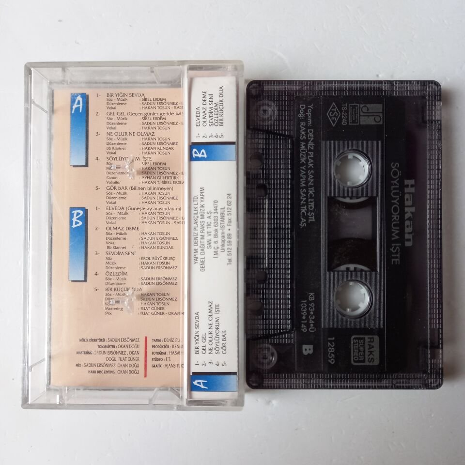 HAKAN - SÖYLÜYORUM İŞTE (1993) - KASET 2.EL