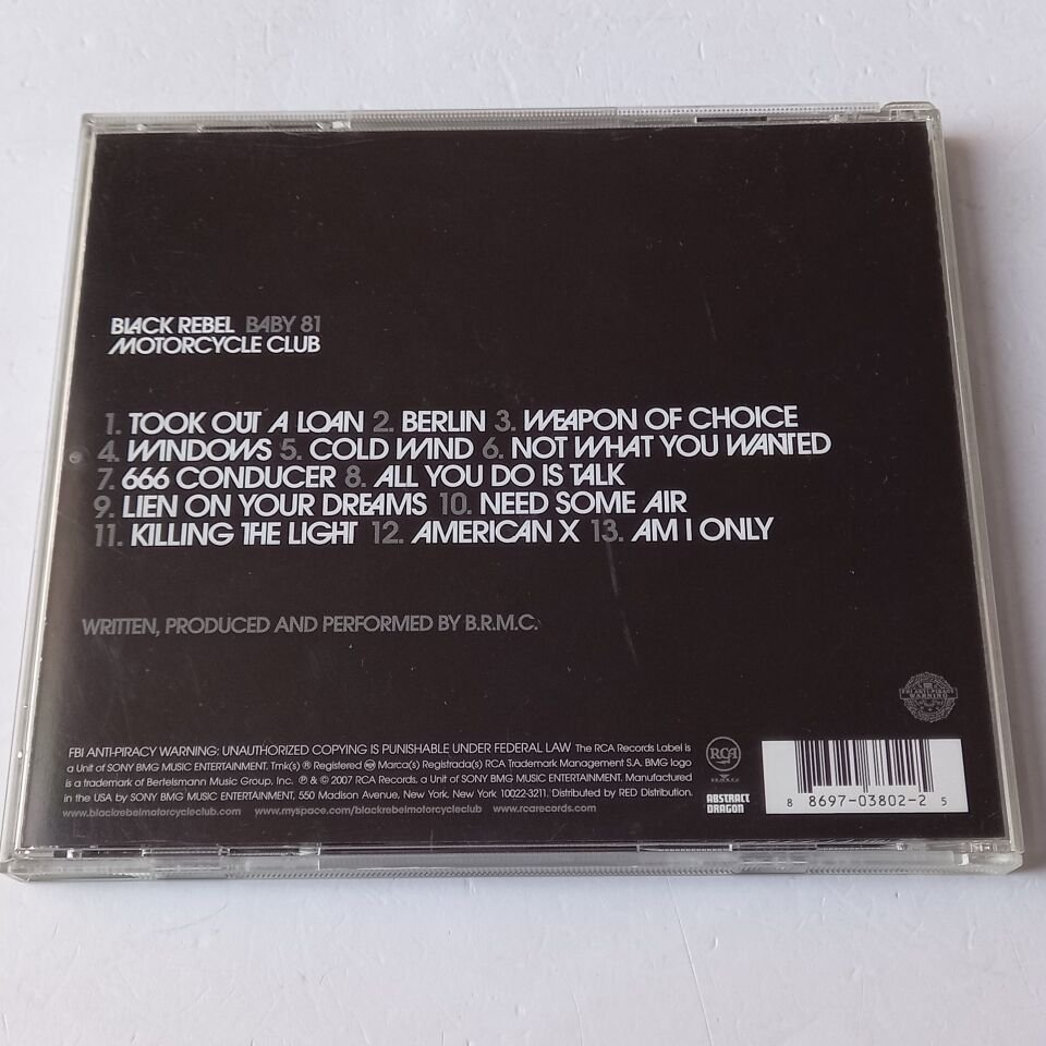 BLACK REBEL MOTORCYCLE CLUB – BABY 81 (2007) - CD 2.EL