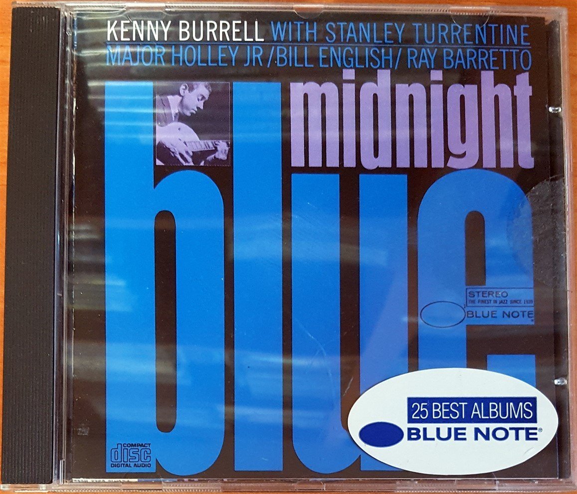 KENNY BURRELL - MIDNIGHT BLUE (1963) 1987 BLUE NOTE RECORDS REISSUE CD 2.EL
