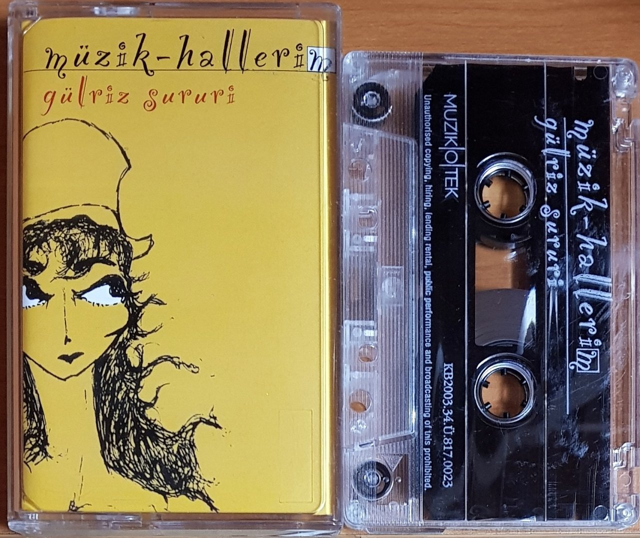 GÜLRİZ SURURİ - MÜZİK HALLERİM (2003) MÜZİKOTEK KASET 2.EL