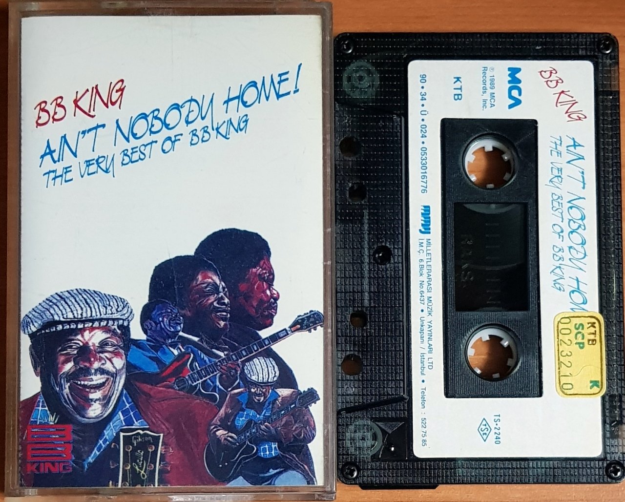 B.B. KING - AIN'T NOBODY HOME / THE BEST OF (1990) MMY KASET 2.EL