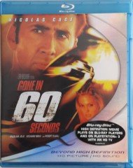 GONE IN 60 SECONDS - 60 SANİYE - NICOLAS CAGE - ANGELIA JOLIE - BLU-RAY 2.EL TR ALTYAZI YOKTUR