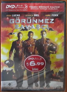 GÖRÜNMEZ SAVAŞÇI - STEALTH - JOSH LUCAS - JESSICA BIEL - JAMIE FOXX - BAS OYNAT DVD SIFIR
