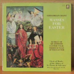 GREGORIAN CHANT - MASSES FOR EASTER LP SIFIR