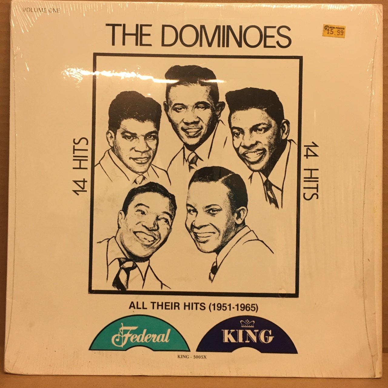 DOMINOES - ALL THEIR HITS 1954-1965 (1977) - LP DOO WOP RHYTHM & BLUES 2.EL PLAK