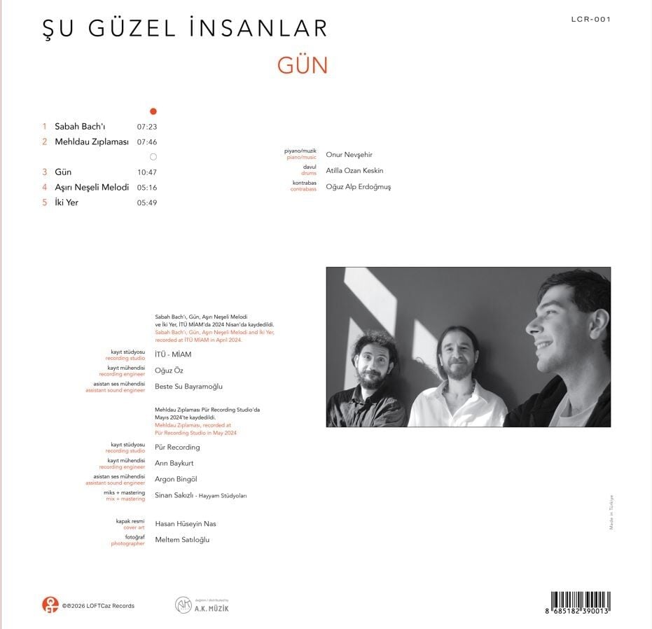 ŞU GÜZEL İNSANLAR - GÜN (2026) - LP SIFIR PLAK