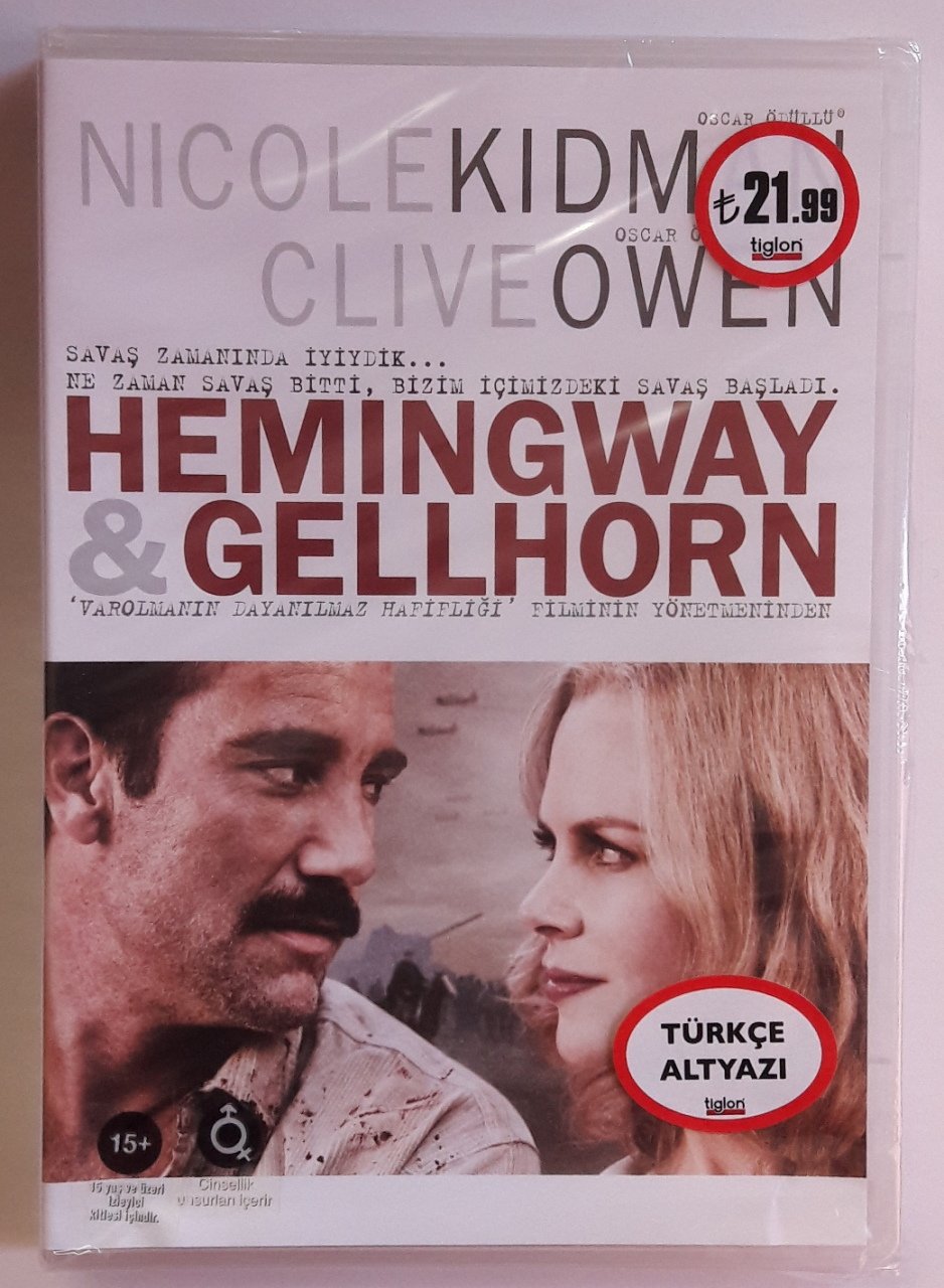 HEMINGWAY & GELLHORN - CLIVE OWEN - DVD SIFIR