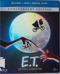 E.T. THE EXTRA-TERRESTRIAL - STEVEN SPIELBERG - BLU-RAY+DVD 2.EL