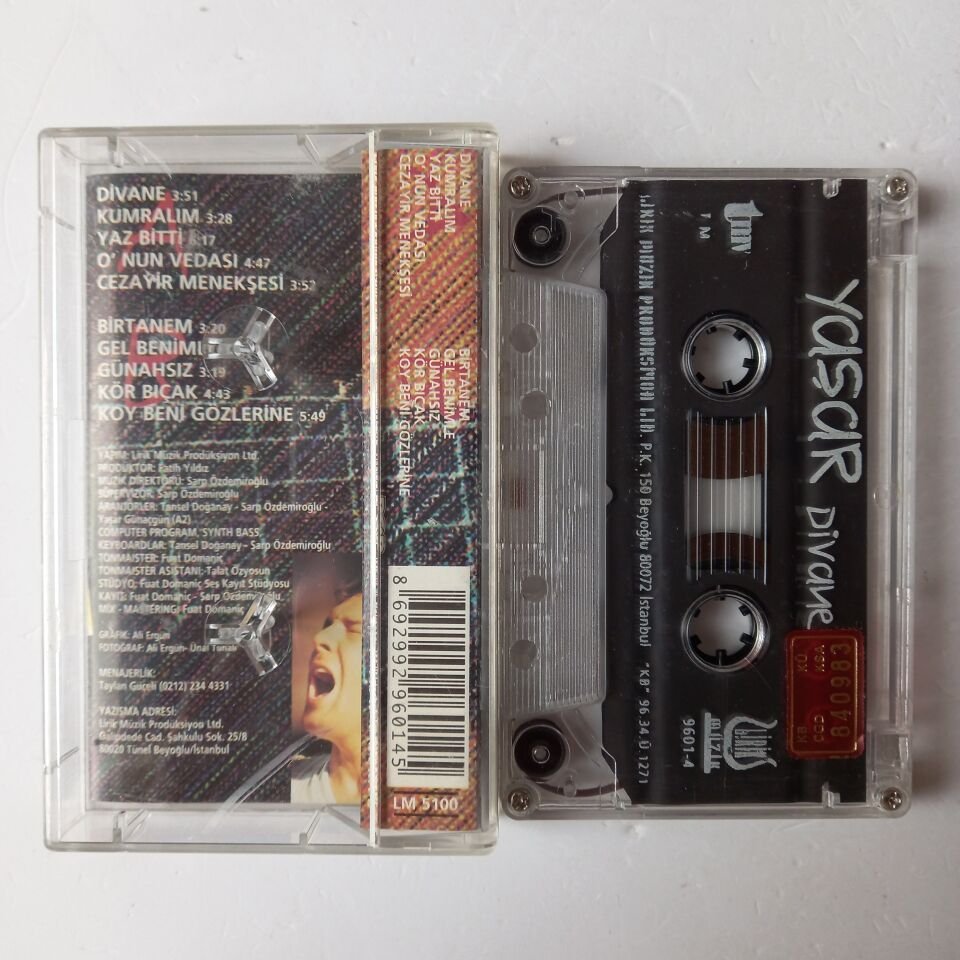 YAŞAR - DİVANE (1996) - KASET 2.EL