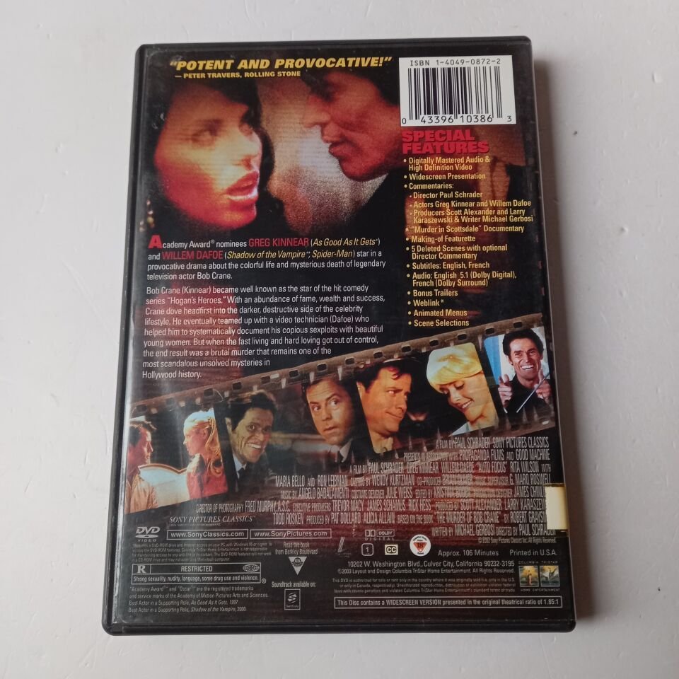 AUTO FOCUS - WILLEM DAFOE, GREG KINNEAR - DVD 2.EL 1.BÖLGE