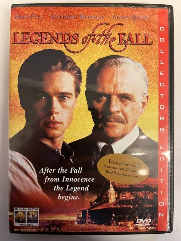İHTİRAS RÜZGARLARI - LEGENDS OF THE FALL - BRAD PITT - ANTHONY HOPKINS - DVD 2.EL