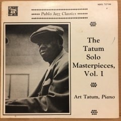 ART TATUM, SOLO MASPERPIECES VOL.1 1975 2.EL PLAK
