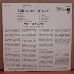 VIC DAMONE - THIS GAME OF LOVE - LP 2.EL PLAK