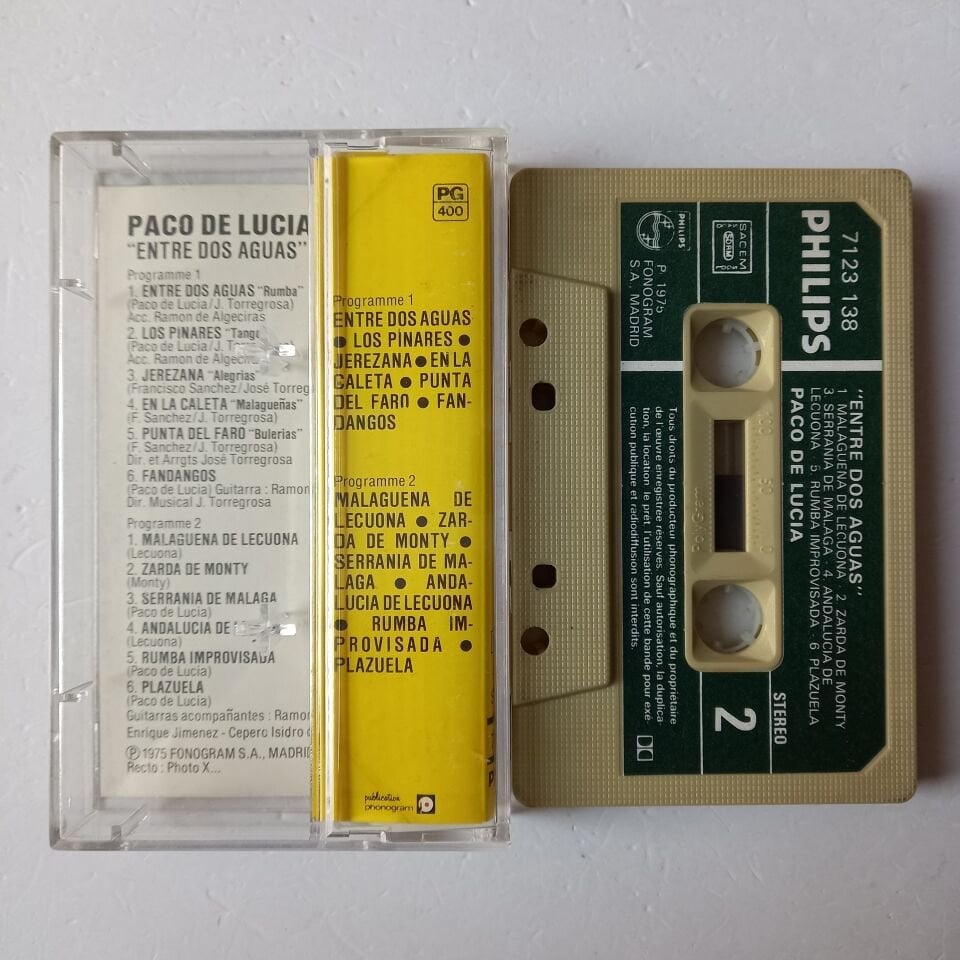 PACO DE LUCIA - ENTRE DOS AGUAS (1975) - KASET 2.ELA