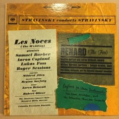 STRAVINSKY CONDUCTS STRAVINSKY, LES NOCES / RENARD, SAMUEL BARBER, AARON COPLAND.. (1962) 2.EL PLAK
