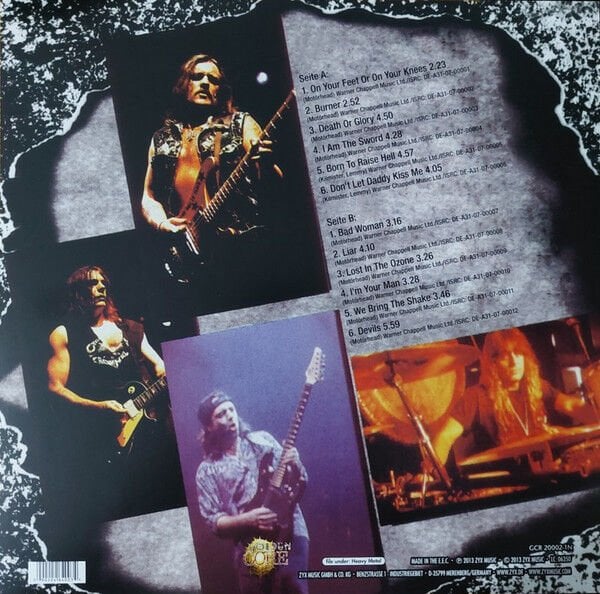 MOTORHEAD - BASTARDS (1993) - LP 2026 BLACK W/RED SPLATTER COLOURED EDITION SIFIR PLAK