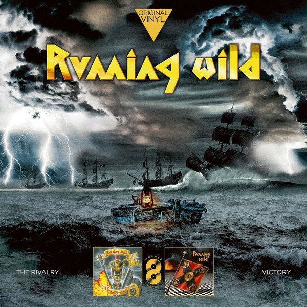 RUNNING WILD - THE RIVALRY (1998) + VICTORY (2000) - 2LP SIFIR PLAK