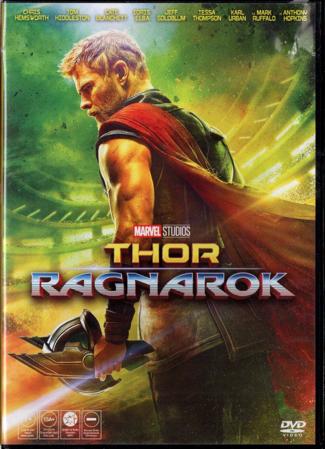 THOR RAGNAROK - CHRIS HEMSWORTH - MARVEL - DVD 2.EL