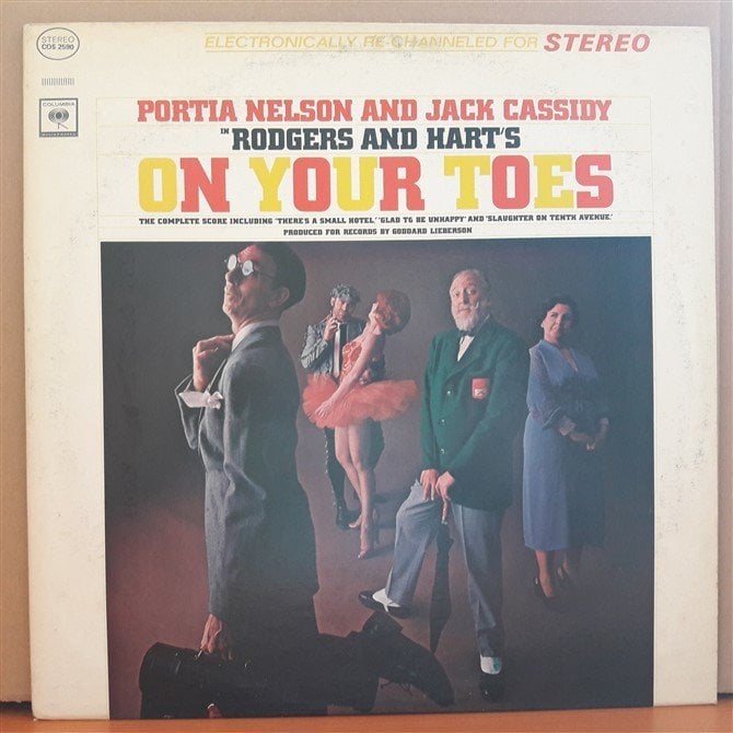 ON YOUR TOES - PORTIA NELSON AND JACK CASSIDY (1973) - LP PLAK 2.EL