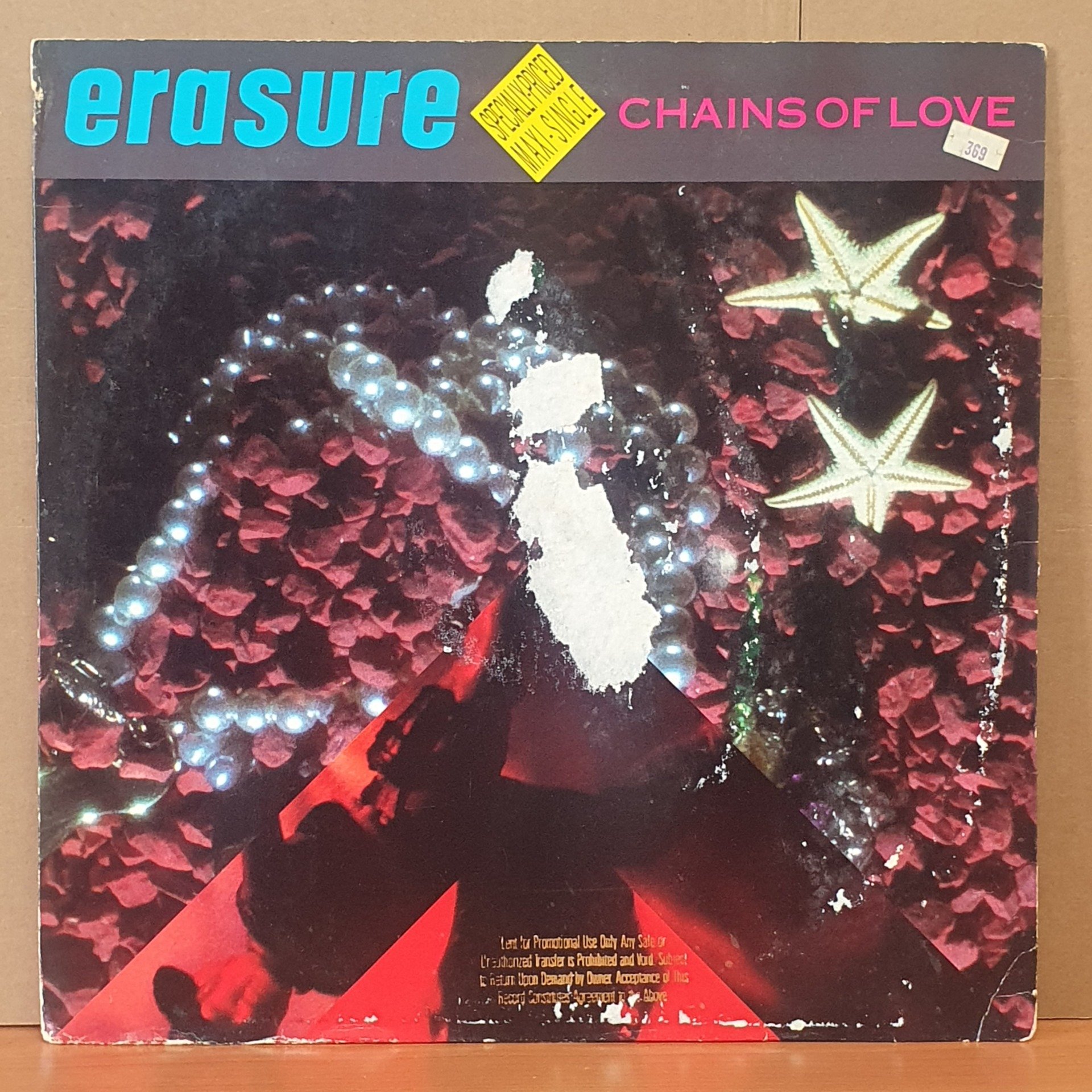 ERASURE - CHAINS OF LOVE (1988) - 12'' 33RPM MAXI SINGLE 2.EL PLAK