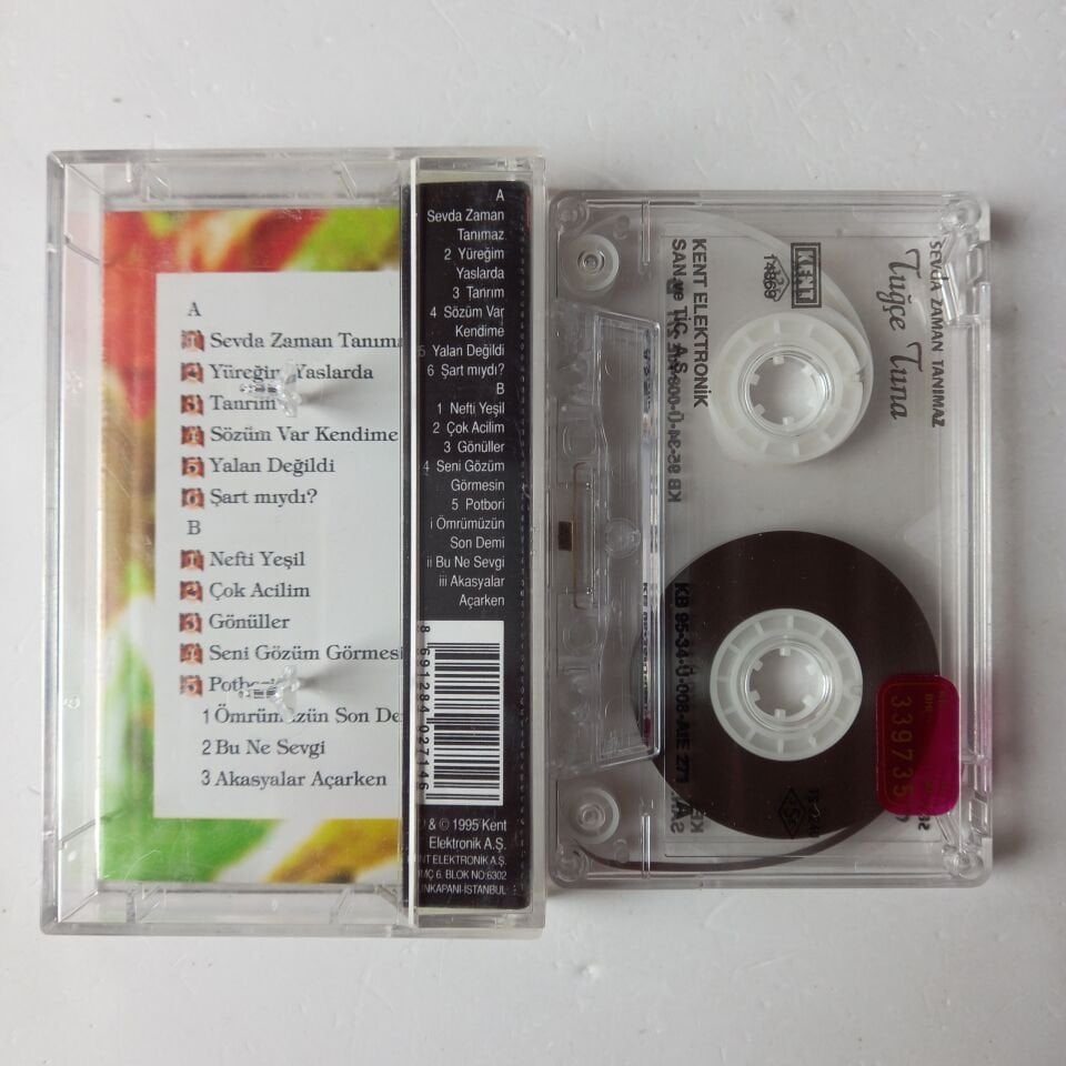 TUĞÇE TUNA - SEVDA ZAMAN TANIMAZ (1995) - KASET 2.EL
