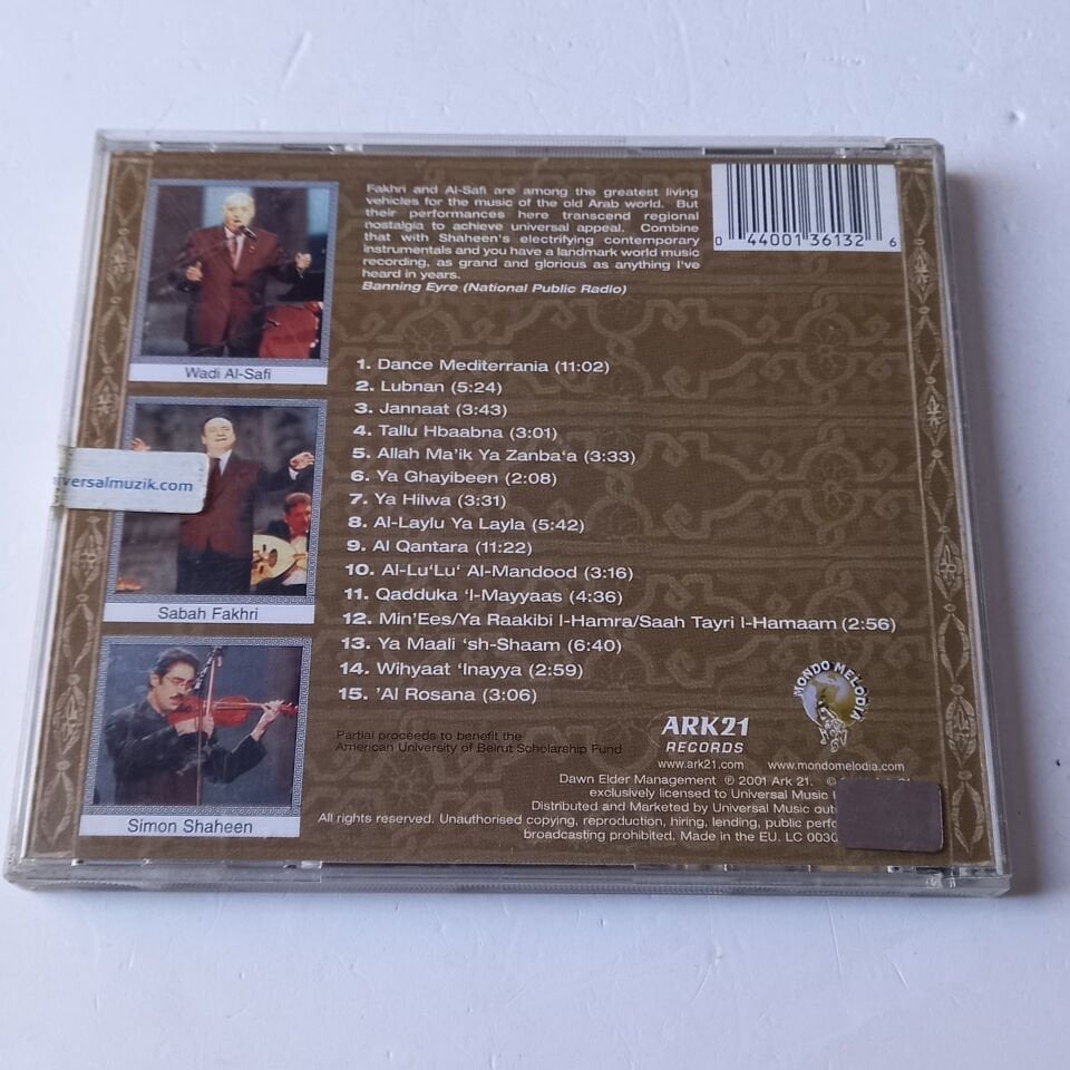 THE TWO TENORS AND QANTAS - HISTORIC LIVE CONCERT OF ARABIC MASTERS (2001) - CD 2.EL