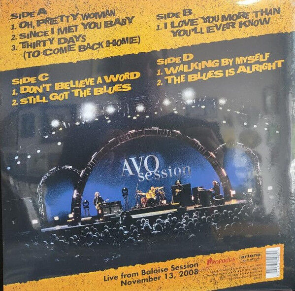 GARY MOORE - LIVE FROM BALOISE SESSION / 2008 LIVE RECORDINGS (2025) - 2xLP BLUE COLOURED EDITION SIFIR PLAK
