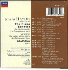 HAYDN - PIANO SONATAS / JOHN MCCABE (1995) - 12CD BOX SET 2.EL