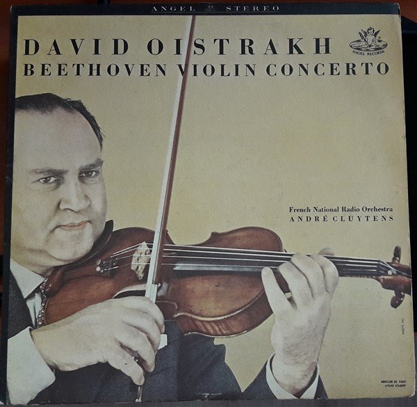 BEETHOVEN: VIOLIN CONCERTO, DAVID OISTRAKH, ANDRE CLUYTENS - LP 2.EL
