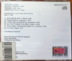 PAUL BLEY - REJOICING / MICHAL URBANIAK, RON MCCLURE, BARRY ALTSCHUL (1990) MADE IN DENMARK / STEEPLECHASE CD 2.EL