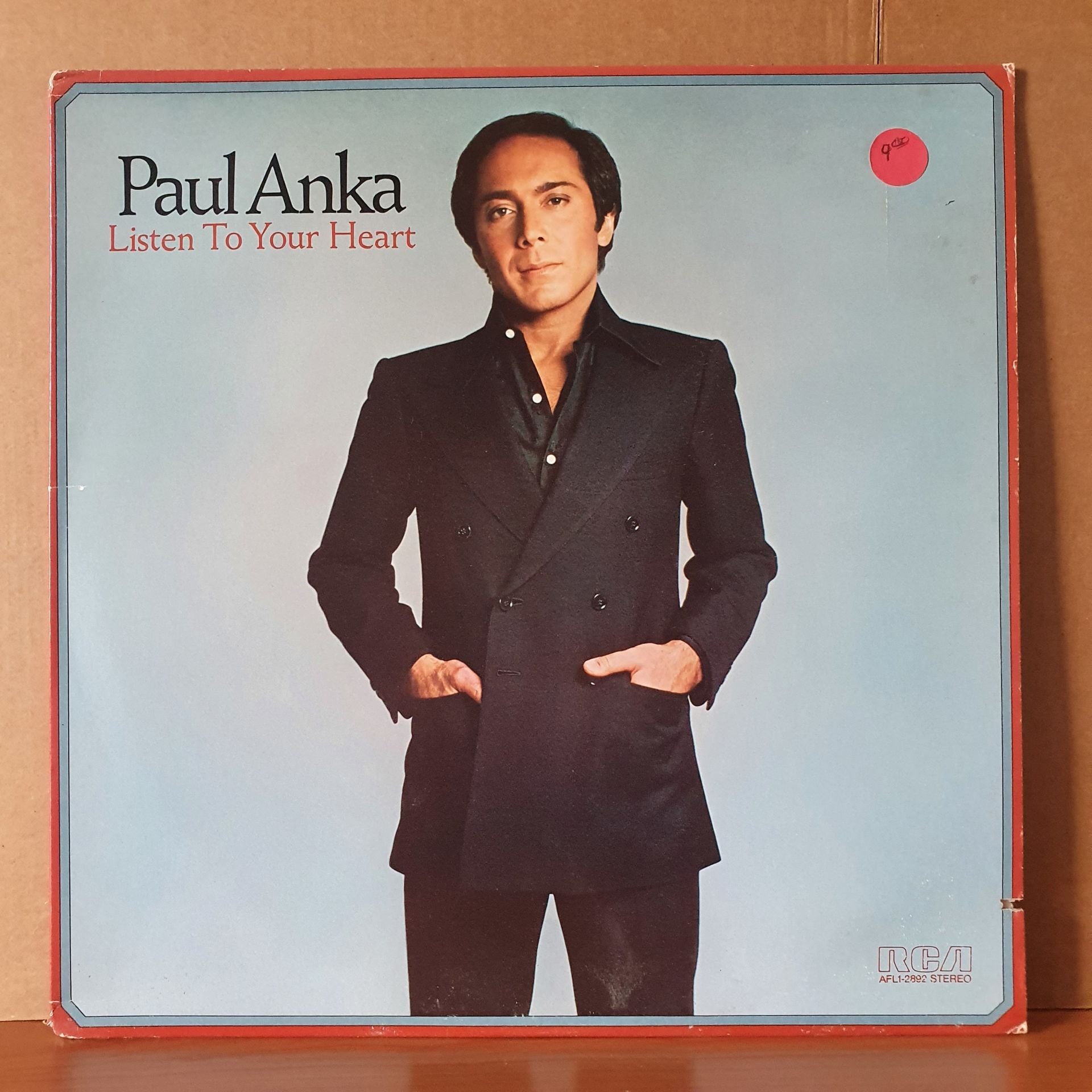 PAUL ANKA - LISTEN TO YOUR HEART (1978) - LP 2.EL PLAK