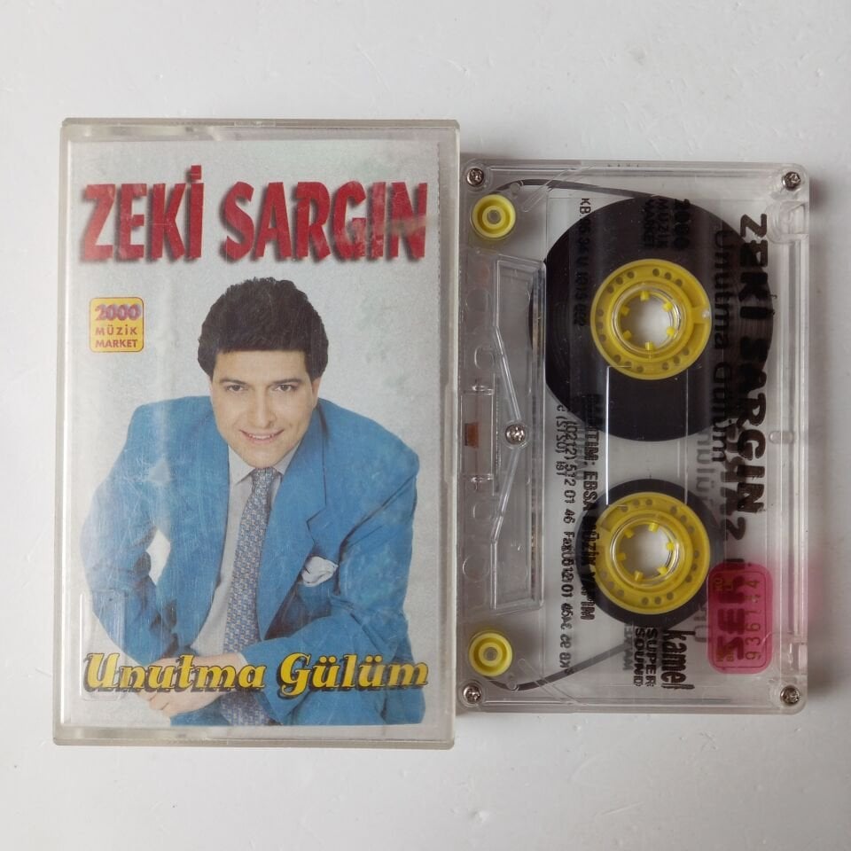 ZEKİ SARGIN - UNUTMA GÜLÜM (1995) - KASET 2.EL