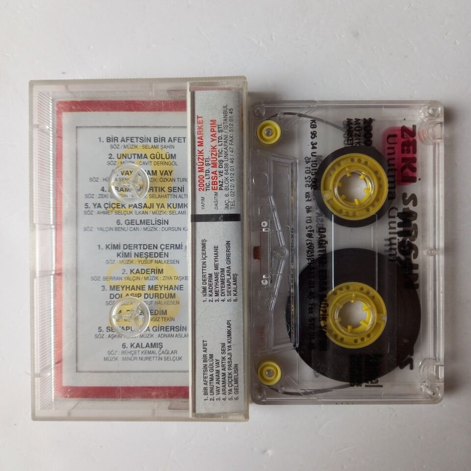 ZEKİ SARGIN - UNUTMA GÜLÜM (1995) - KASET 2.EL