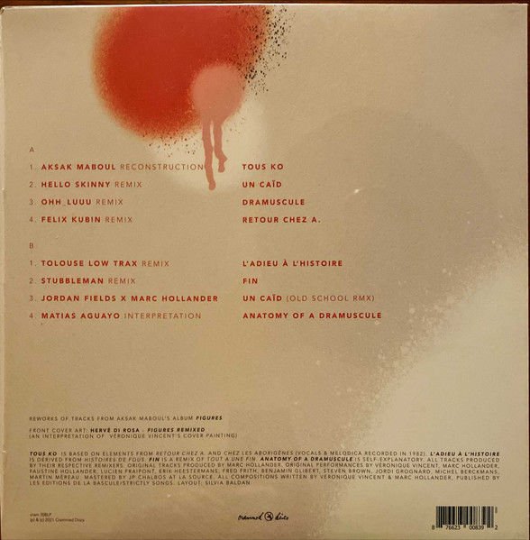 AKSAK MABOUL - REDRAWN FIGURES VOL 2 (2021) - LP SIFIR PLAK