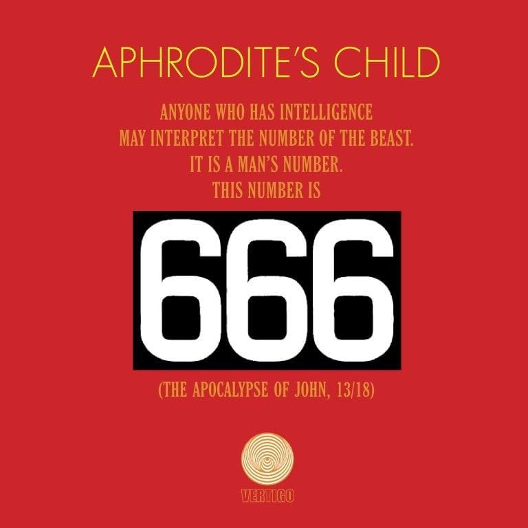 APHRODITE'S CHILD - 666 (THE APOCALYPSE OF JOHN 13/18) (1972) - 2LP 180GR 2024 EDITION SIFIR PLAK