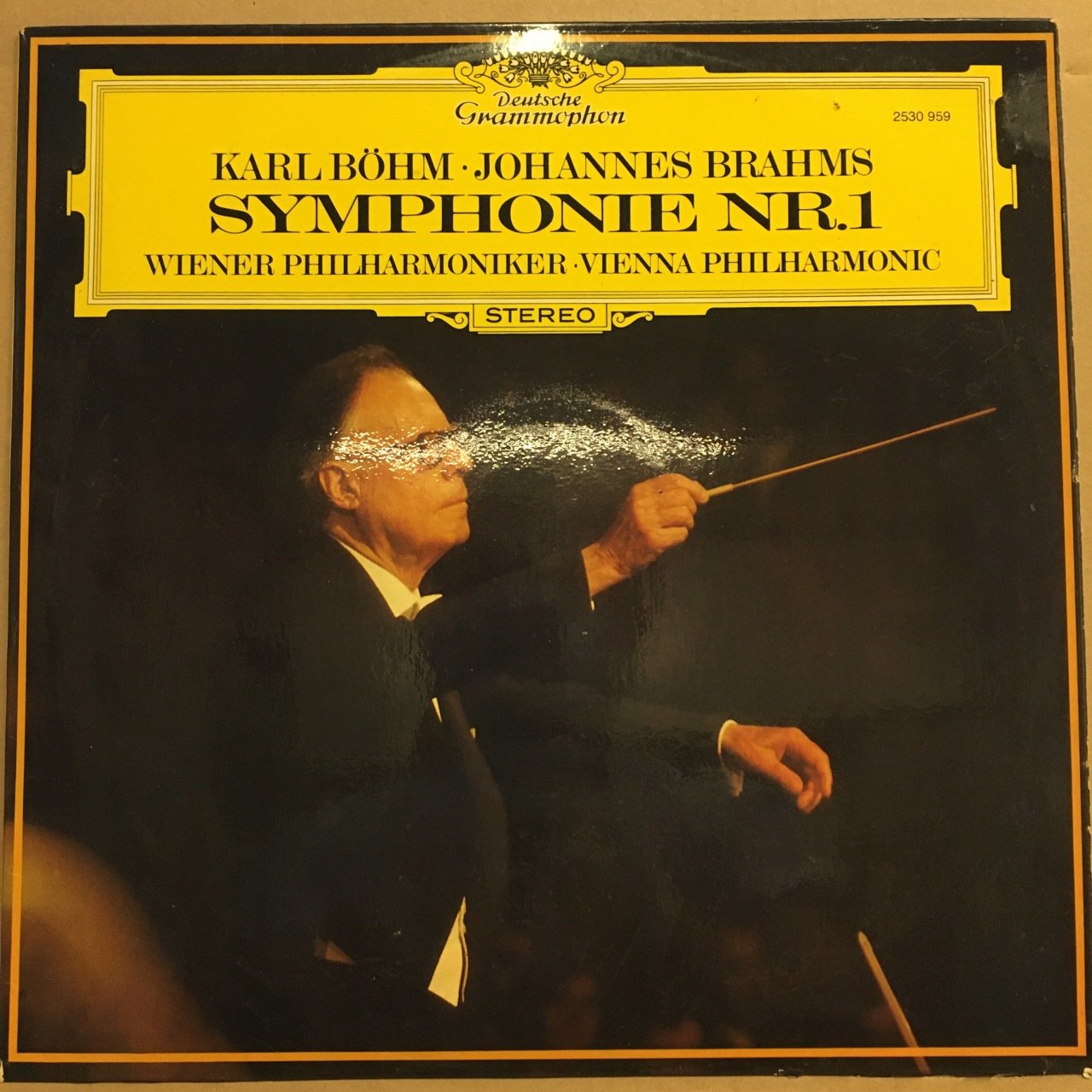 BRAHMS, SYMPHONY NO.1, KARL BÖHM, VIENNA PHIL. (1976) 2.EL PLAK