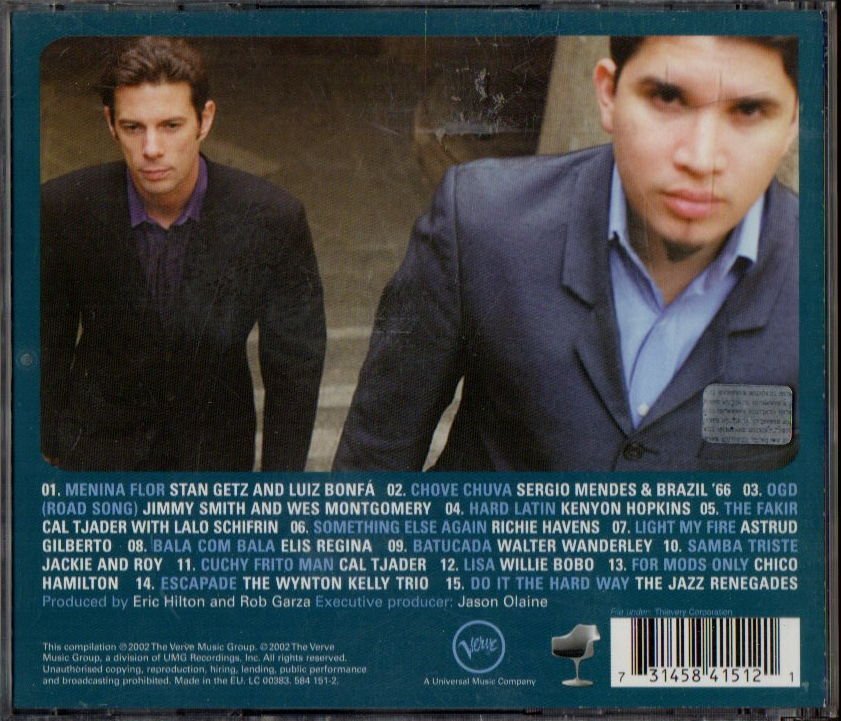 VARIOUS – SOUNDS FROM THE VERVE HI-FI / COMPILED BY THIEVERY CORPORATION (2002) - CD 2.EL