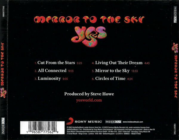 YES – MIRROR TO THE SKY (2023) - CD AMBALAJINDA SIFIR