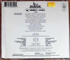 D.J. SHADOW / Q-BERT MIX LIVE / CAMEL BOBSLED RACE (1997) MO-WAX CD 2.EL