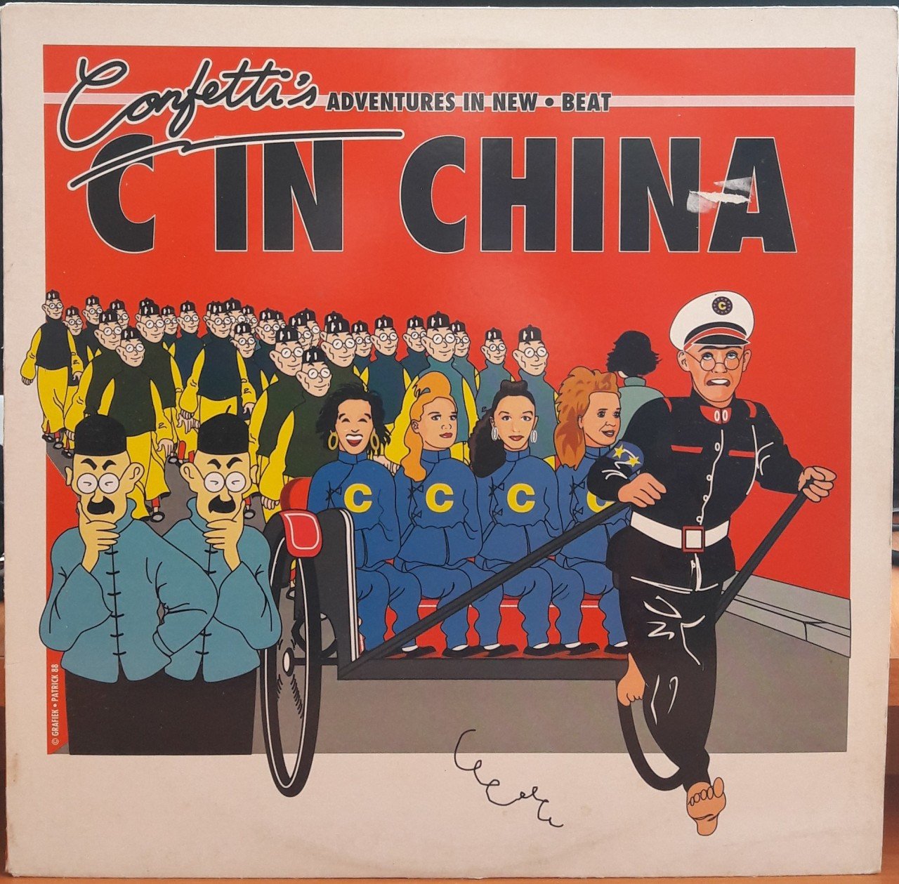 CONFETTI'S - C IN CHINA (1989) - 12'' MAXI SINGLE PLAK 2.EL