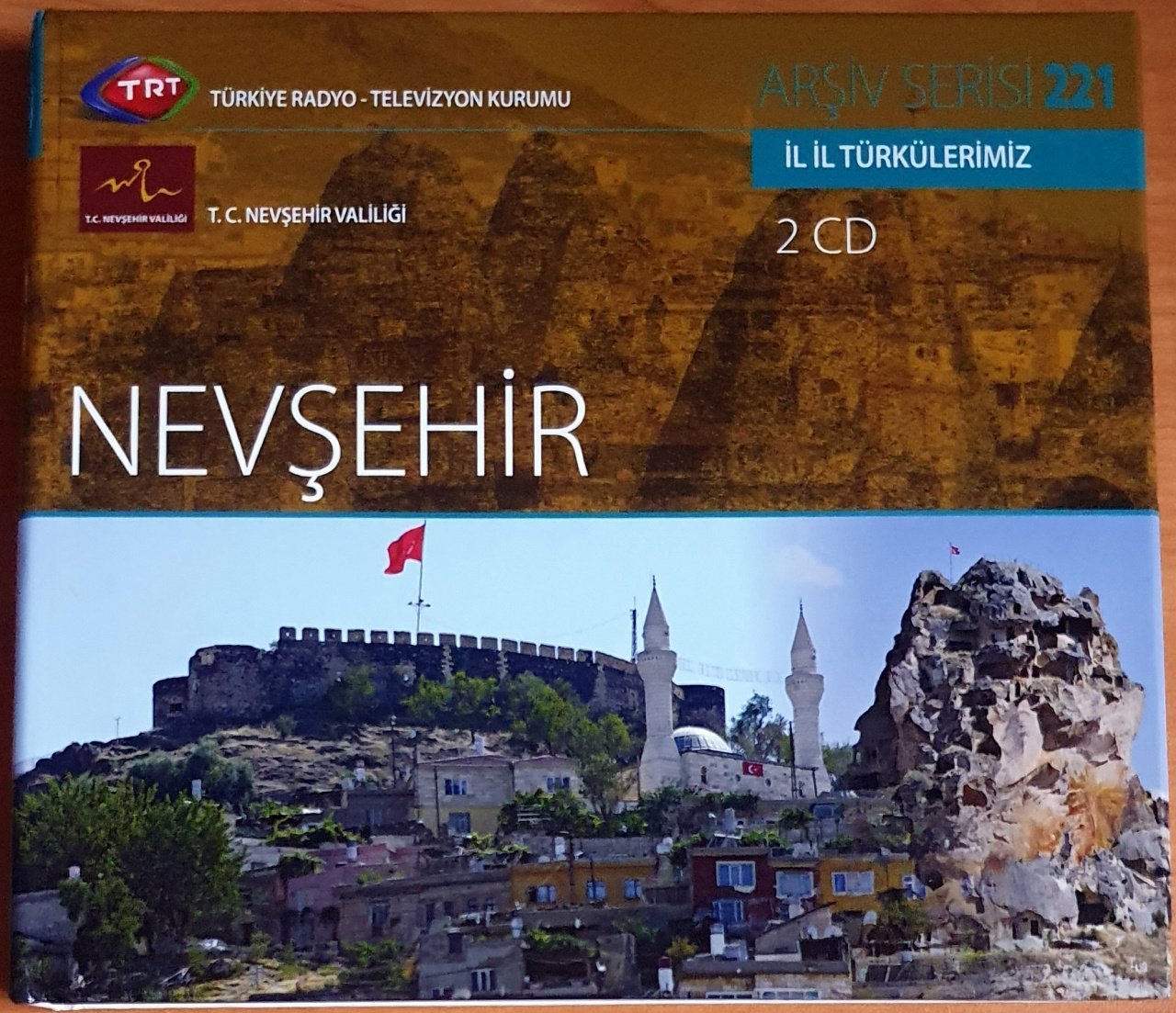 TRT ARŞİV SERİSİ 221 / İL İL TÜRKÜLERİMİZ: NEVŞEHİR - 2CD 2.EL