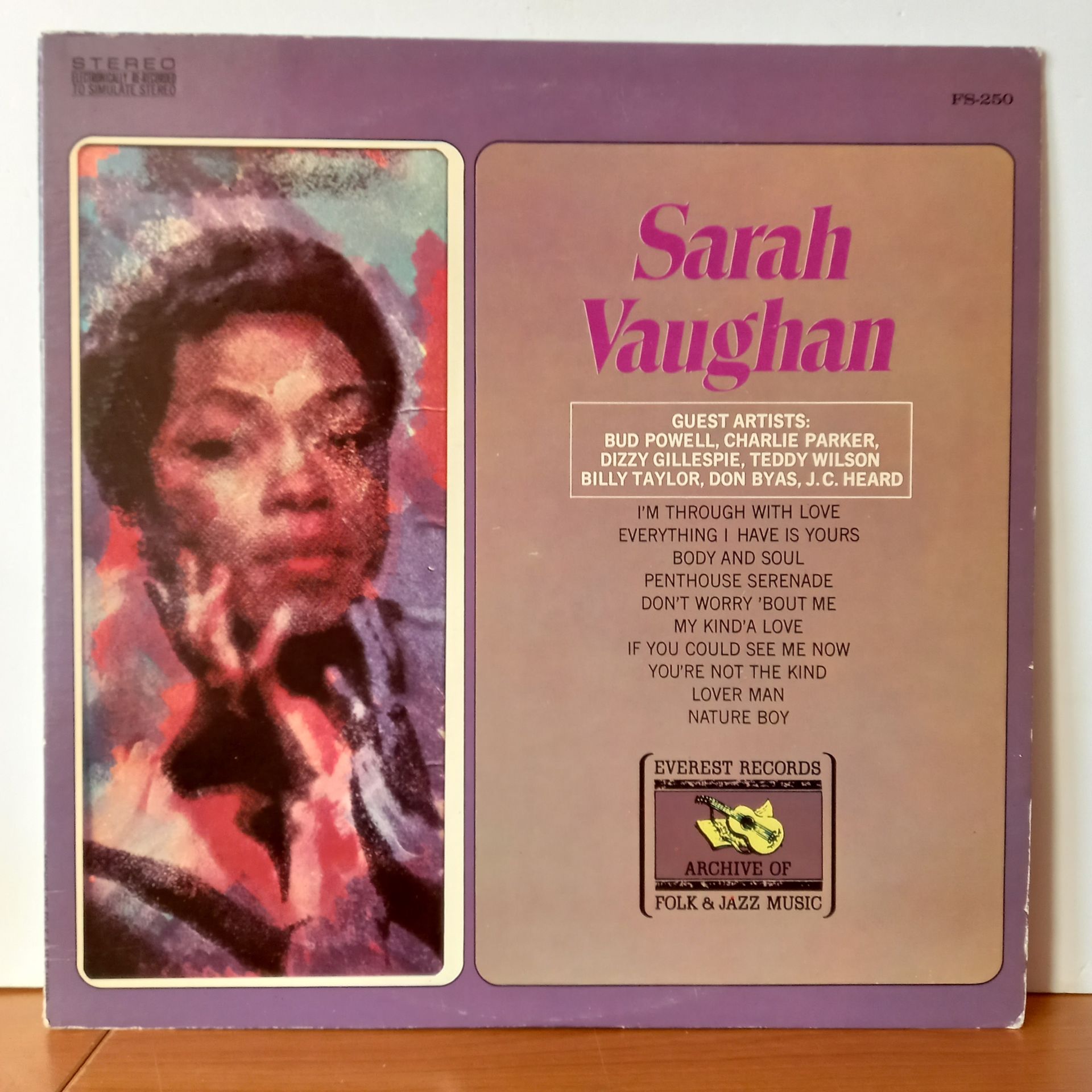 SARAH VAUGHAN – SARAH VAUGHAN (1980) - LP 2.EL PLAK