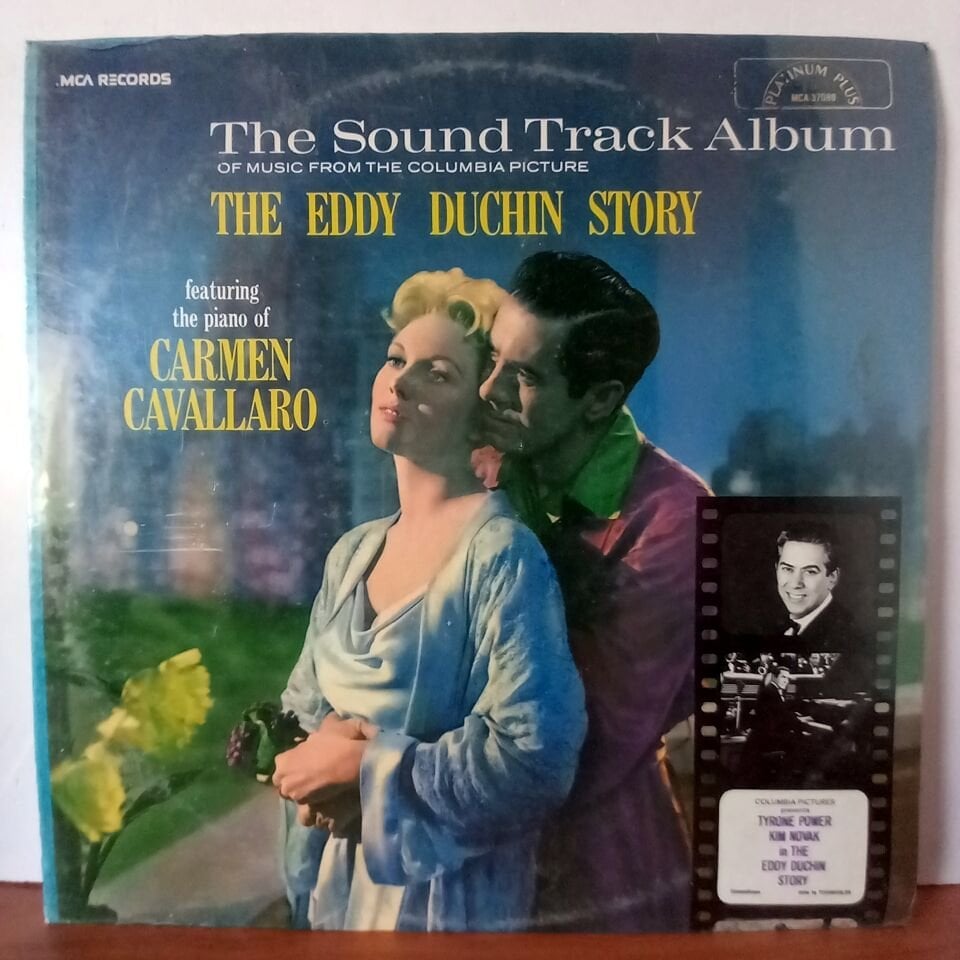 THE EDDY DUCHIN STORY SOUNDTRACK / CARMEN CAVALLARO (1956) - LP DÖNEM BASKI SIFIR PLAK