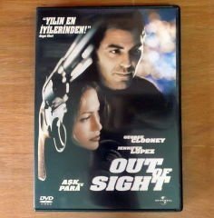 OUT of SIGHT - AŞK ve PARA - GEORGE CLOONEY - JENNIFER LOPEZ - STEVEN SODERBERGH - DVD 2.EL