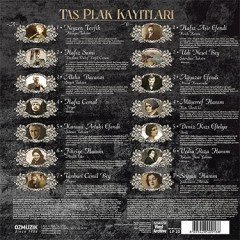 TAŞ PLAK KAYITLARI - FİKRİYE HANIM NEYZEN TEVFİK SEYYAN HANIM...(2018) - LP SIFIR PLAK