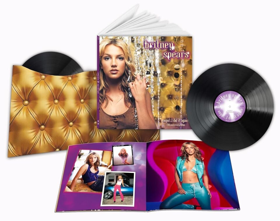BRITNEY SPEARS – OOPS!...I DID IT AGAIN (2000) - 2LP 2025 25TH ANNIVERSARY HARDCOVER DELUXE EDITION SIFIR PLAK