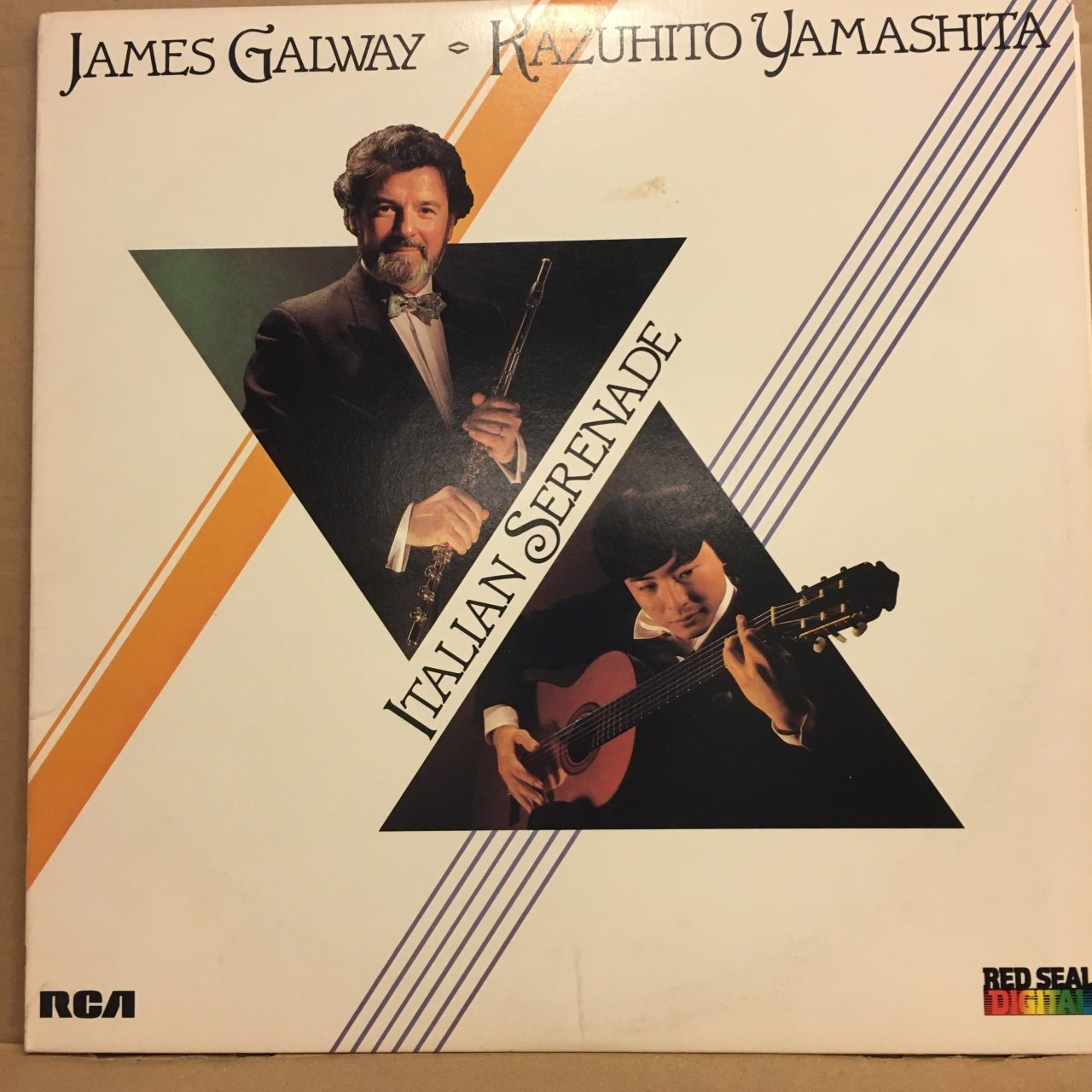 JAMES GALWAY & KAZUHITO YAMASHITA - ITALIAN SERENADE GIULIANI, ROSSINI, BAZZINI, CIMAROSA, PAGANINI (1986) 2.EL PLAK