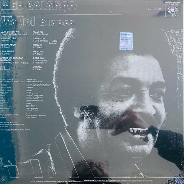 WALTEL BRANCO – MEU BALANÇO (1975) - LP 2023 REISSUE SIFIR PLAK