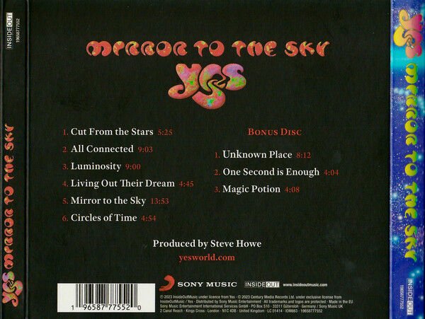 YES – MIRROR TO THE SKY (2023) - 2xCD DIGIPAK AMBALAJINDA SIFIR