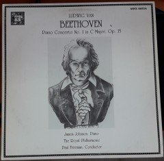 BEETHOVEN: PIANO CONCERTO NO:1, JAMES JOHNSON, ROYAL PHILHARMONIC,PAUL FREEMAN - LP 2.EL
